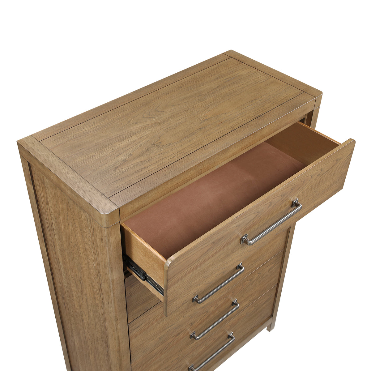 Charlotte Light Brown Mirror (Mirror Only) from Homelegance - Luna Furniture
