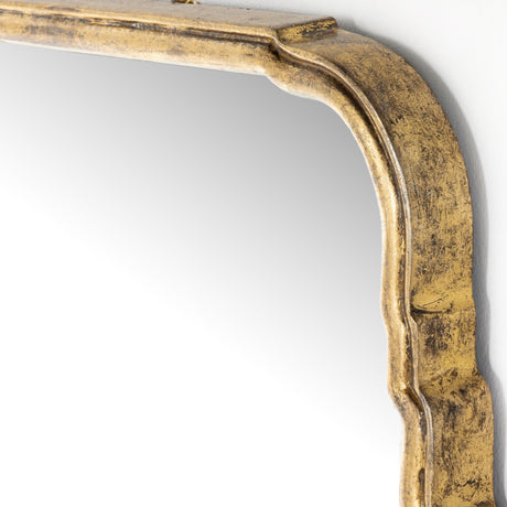 Loire Mirror in Antiqued Gold Leaf from Four Hands - Luna Furniture