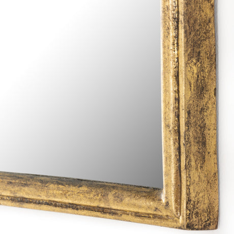 Loire Mirror in Antiqued Gold Leaf from Four Hands - Luna Furniture