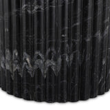 Oranda End Table in Black Marble from Four Hands - Luna Furniture