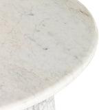 Oranda Coffee Table in Polished White Marble w/ Sealant from Four Hands - Luna Furniture