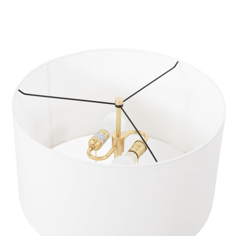 Koa Table Lamp in Adobe Textured Concrete from Four Hands - Luna Furniture