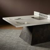 Ping Pong Table in Bleached Guanacaste from Four Hands - Luna Furniture