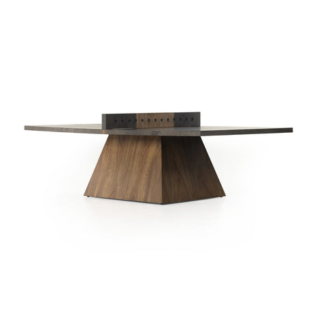 Ping Pong Table in Aged Metal from Four Hands - Luna Furniture