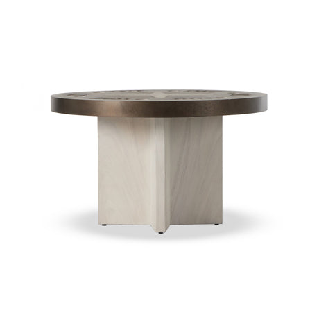 Poker Table in Aged Metal from Four Hands - Luna Furniture