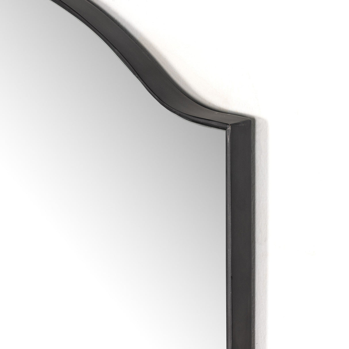 Jacques Small Mirror in Gunmetal from Four Hands - Luna Furniture