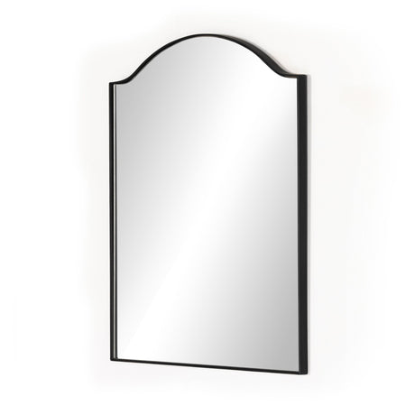 Jacques Small Mirror in Gunmetal from Four Hands - Luna Furniture