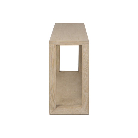 Thomas Console Table in Bleached Oak Veneer from Four Hands - Luna Furniture