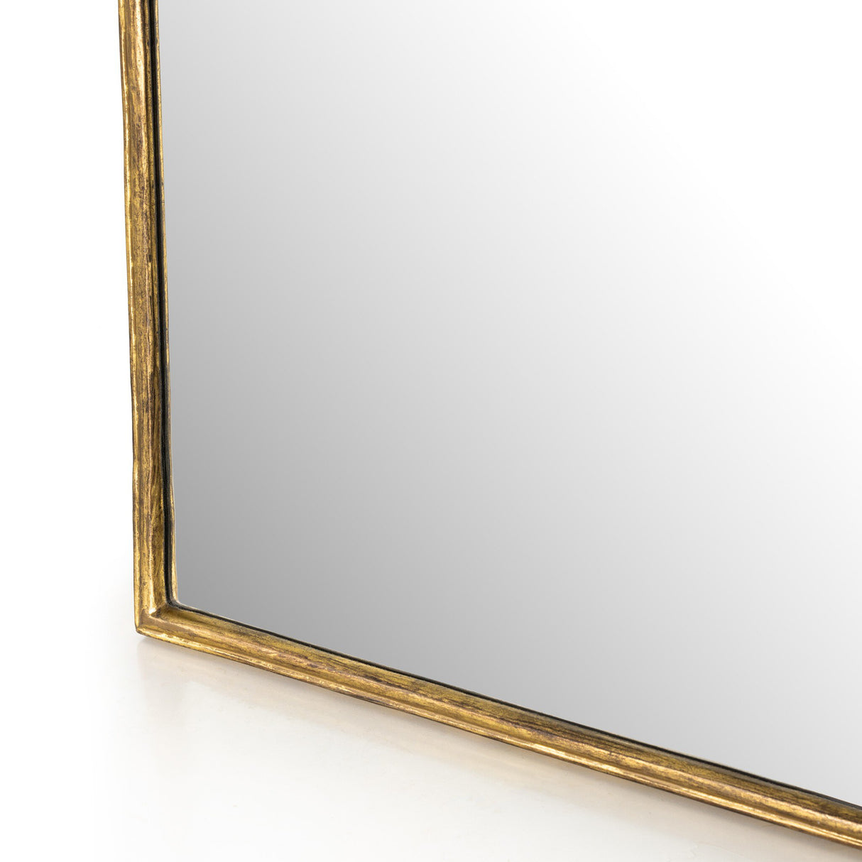Loire Grand Floor Mirror in Antiqued Gold Leaf from Four Hands - Luna Furniture