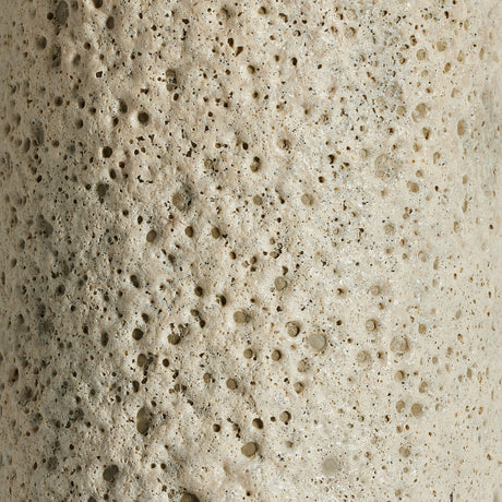 Ozer Table Lamp in Reactive White Glaze from Four Hands - Luna Furniture