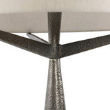 Ziggy Floor Lamp in Hammered Smoked Nickel from Four Hands - Luna Furniture