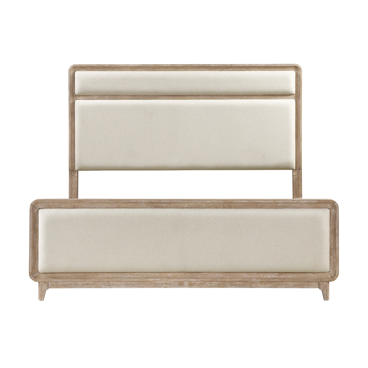 Wilshire Natural Queen Upholstered Bed from Homelegance - Luna Furniture