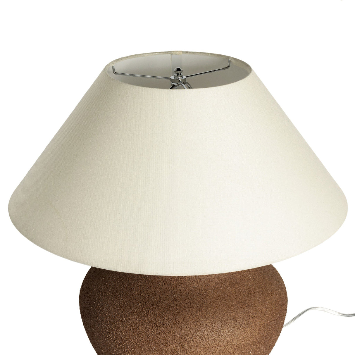 Parma Table Lamp in Textured Dark Sand Porcelain from Four Hands - Luna Furniture