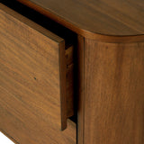 Paden Nightstand in Seasoned Brown Acacia from Four Hands - Luna Furniture
