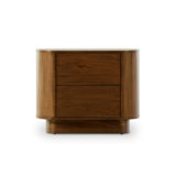 Paden Nightstand in Seasoned Brown Acacia from Four Hands - Luna Furniture