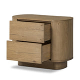 Paden Nightstand in Worn Oak Veneer from Four Hands - Luna Furniture