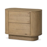 Paden Nightstand in Worn Oak Veneer from Four Hands - Luna Furniture
