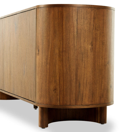 Paden Sideboard in Seasoned Brown Acacia from Four Hands - Luna Furniture