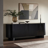 Paden Sideboard in Aged Black Acacia from Four Hands - Luna Furniture