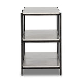 Felix Large Console Table in Hammered Grey W/Clear Powder Coat from Four Hands - Luna Furniture