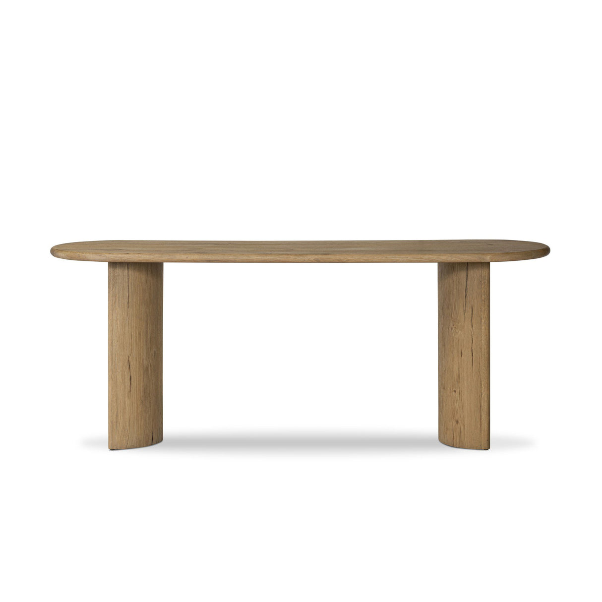 Paden Large Console Table in Worn Oak from Four Hands - Luna Furniture