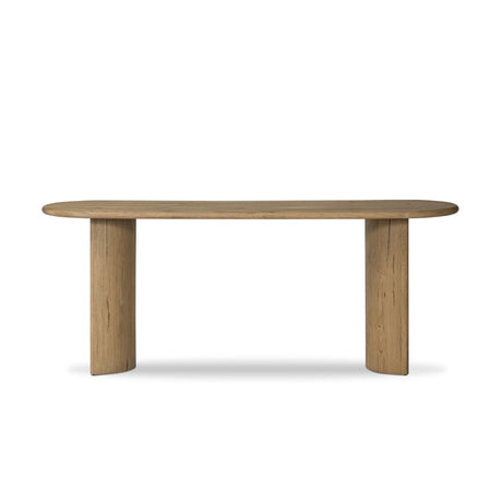 Paden Large Console Table in Worn Oak from Four Hands - Luna Furniture