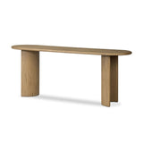 Paden Large Console Table in Worn Oak from Four Hands - Luna Furniture