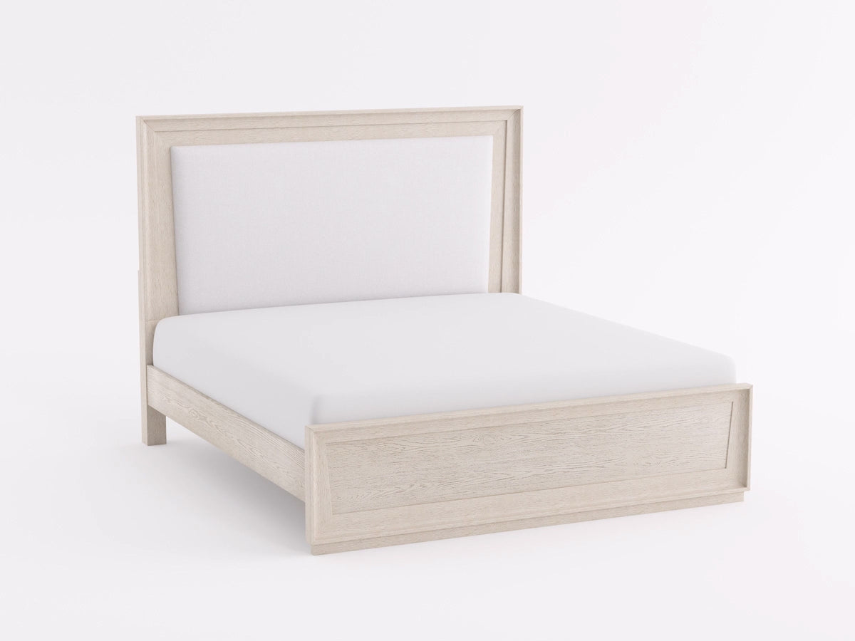 Solas Pearl Eastern King LED Upholstered Panel Bed from Homelegance - Luna Furniture