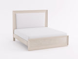 Solas Pearl Eastern King LED Upholstered Panel Bed from Homelegance - Luna Furniture