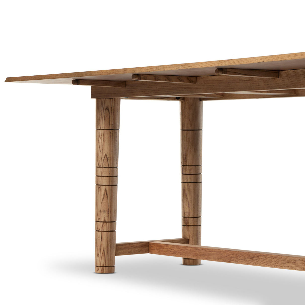 Flip Top Console Table in Toasted Ash from Four Hands - Luna Furniture