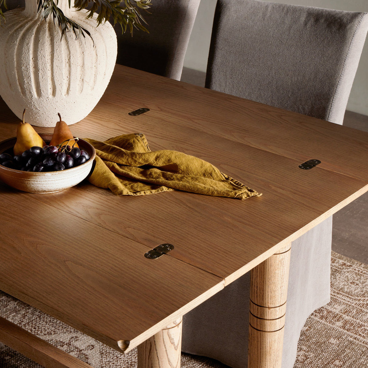 Flip Top Console Table in Toasted Ash from Four Hands - Luna Furniture