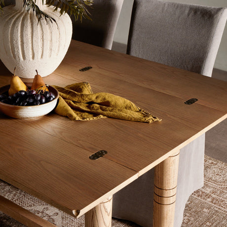 Flip Top Console Table in Toasted Ash from Four Hands - Luna Furniture
