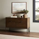 Trey Modular Wide Filing Cabinet in Auburn Poplar from Four Hands - Luna Furniture