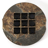 Stone Tic Tac Toe in Grey Stone from Four Hands - Luna Furniture