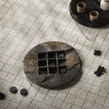 Stone Tic Tac Toe in Grey Stone from Four Hands - Luna Furniture