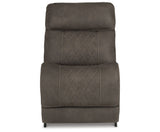 Hoopster Gunmetal Armless Chair from Ashley Furniture - Luna Furniture