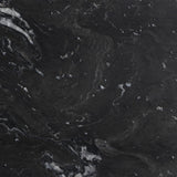 Hammered Iron Console Table in Charcoal Marble from Four Hands - Luna Furniture