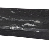 Hammered Iron Console Table in Charcoal Marble from Four Hands - Luna Furniture