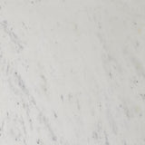 Hammered Iron End Table in White Marble from Four Hands - Luna Furniture