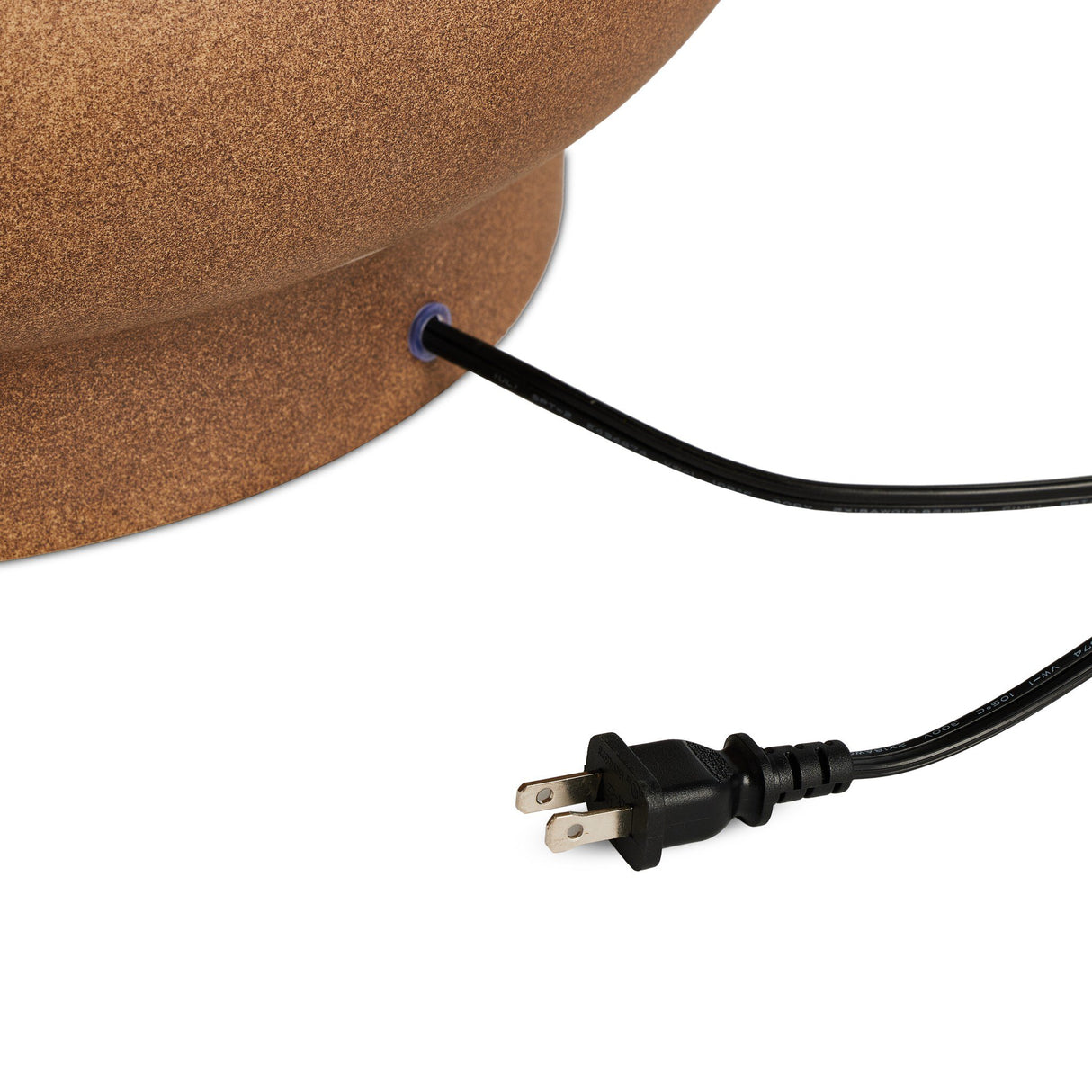 Kragen Table Lamp in Dark Sand Porcelain Ceramic from Four Hands - Luna Furniture