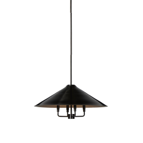 Siriano Chandelier in Antique Brass Iron from Four Hands - Luna Furniture