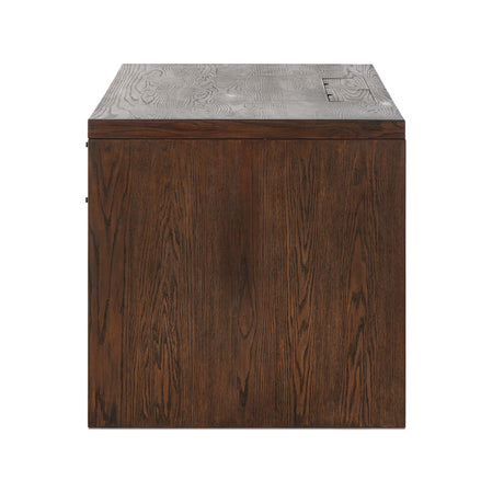 Torrington Desk in Umber Oak Resawn from Four Hands - Luna Furniture