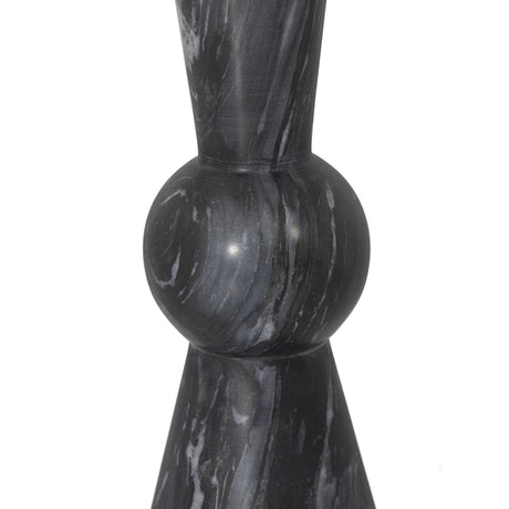 Bibianna Table Lamp in Black Italian Marble from Four Hands - Luna Furniture