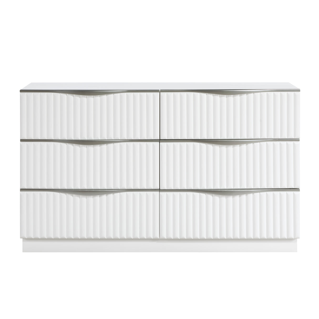 Linea Pearl White Set (QB+NS+DR+MR+CH) from Homelegance - Luna Furniture
