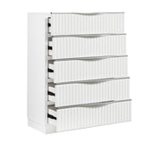 Linea Pearl White Set (QB+NS+DR+MR+CH) from Homelegance - Luna Furniture