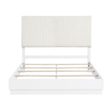 Linea Pearl White Set (QB+NS+DR+MR+CH) from Homelegance - Luna Furniture