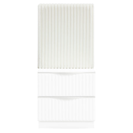Linea Pearl White Dresser from Homelegance - Luna Furniture