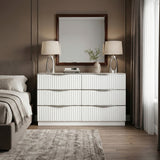 Linea Pearl White Dresser from Homelegance - Luna Furniture