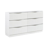 Linea Pearl White Mirror from Homelegance - Luna Furniture