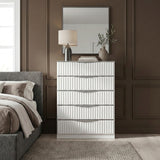 Linea Pearl White Chest from Homelegance - Luna Furniture